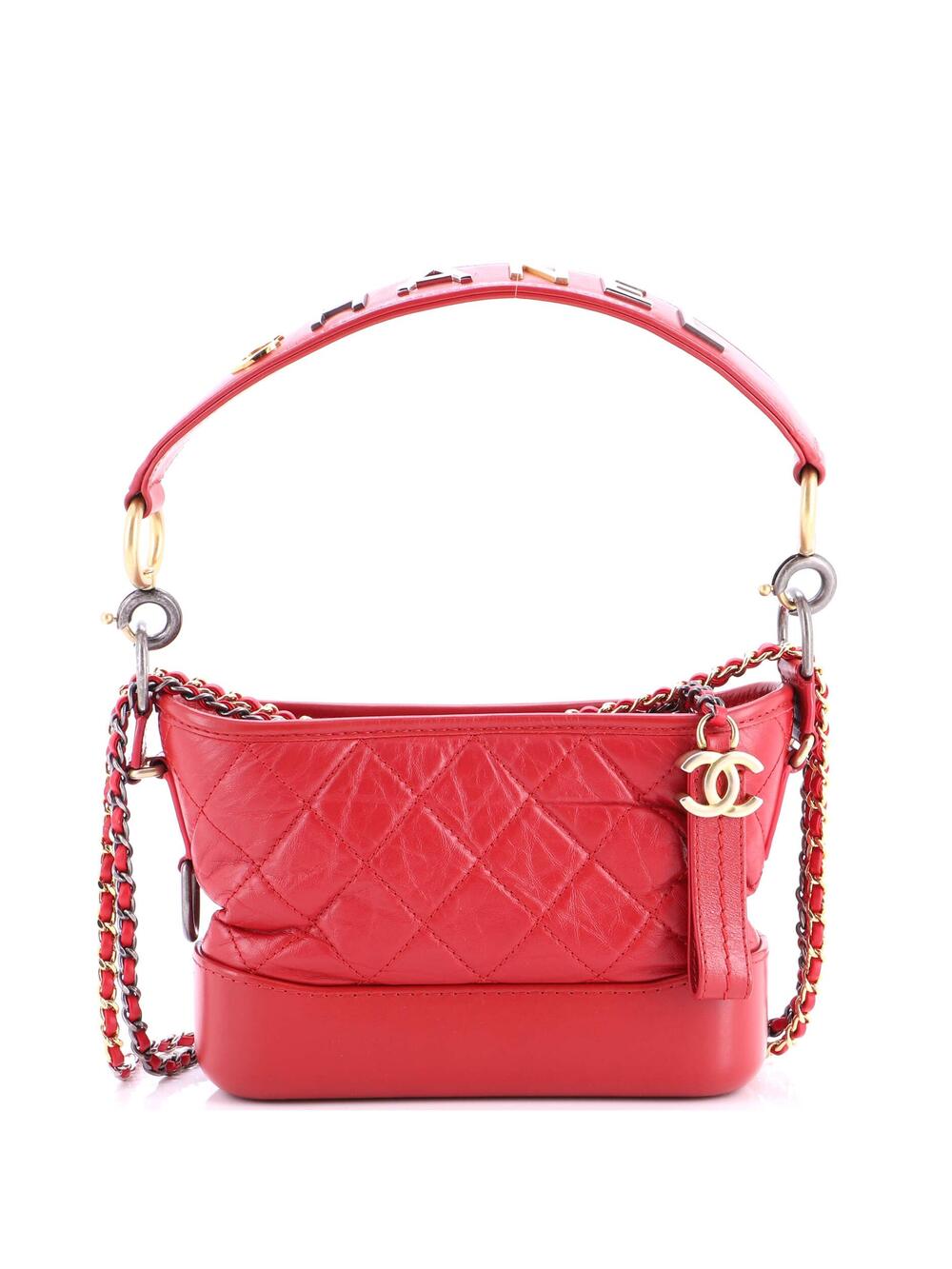 Chanel Gabrielle Hobo With Logo Handle #239884C31B